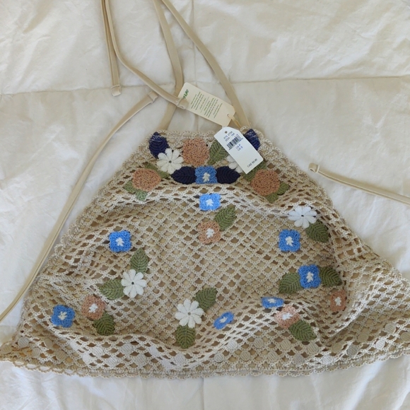 Embroidery tank top/swimsuit - Picture 2 of 2
